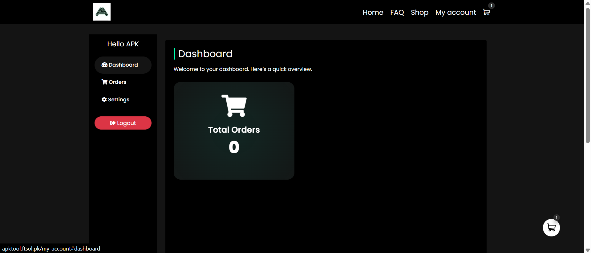 Ecommerce APK Website - Checkout