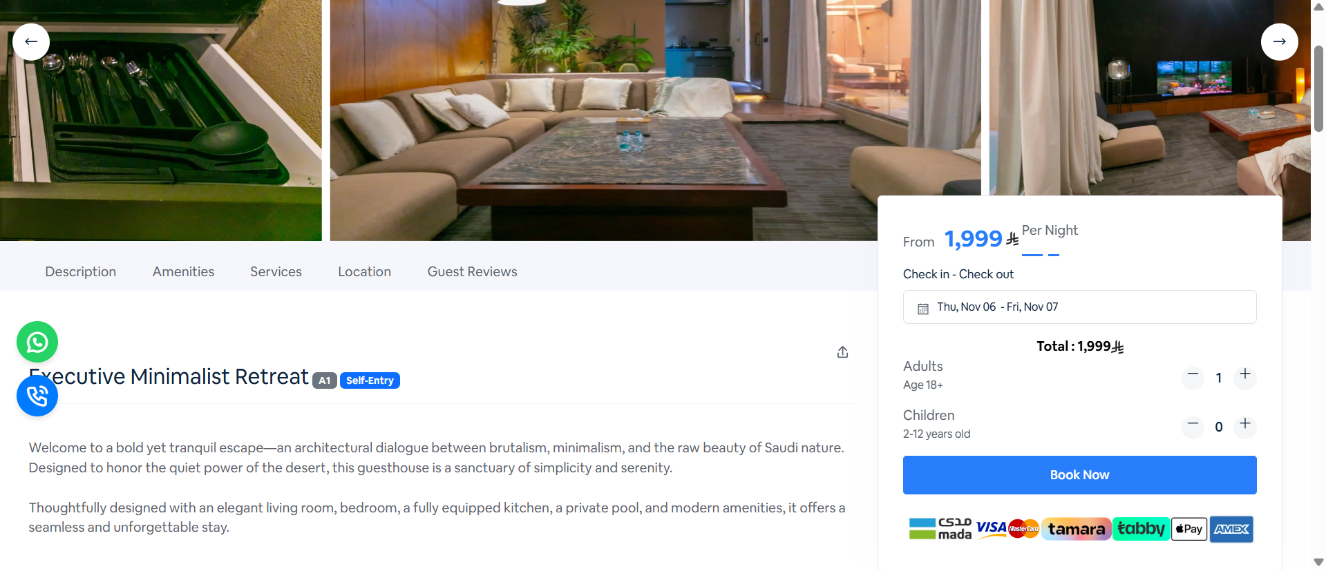 Booking App - Booking Page